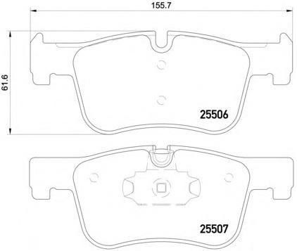 kupować 34116850568 BMW Płytka hamulcowa Łatwa instalacja System hamulcowy automatyczny Długotrwały online manufacture