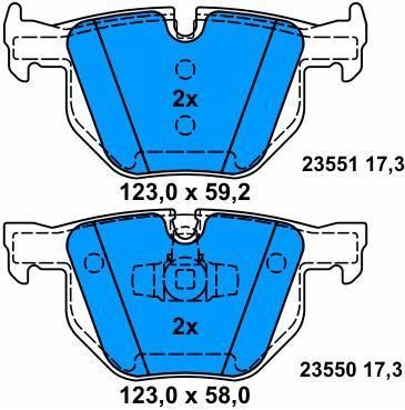 kupować Odporność na działanie ognia 34216769105 Pad hamulca samochodowego odporny na zmęczenie dla BMW X1 E84 online manufacture