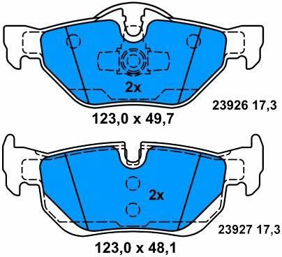 kupować Wysokiej wytrzymałości 34216767150 BMW części hamulcowe dla BMW X1 E84 i 3 Touring E91 online manufacture