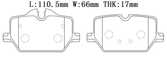 34206888835 BMW Pad hamulcowy