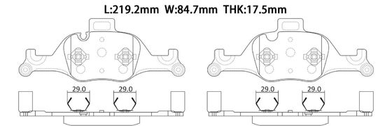 34106888482 BMW Pad hamulcowy