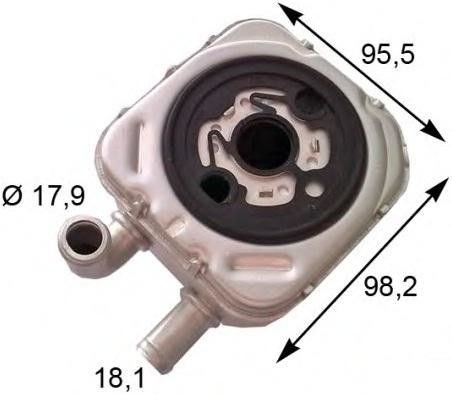059117021B Części silnika Chłodnicę oleju