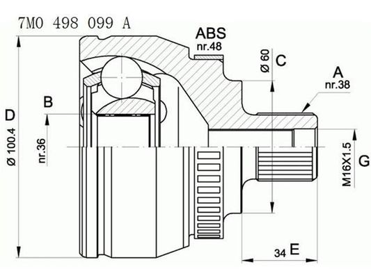 7M0498099A C.V.