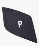 BMW 61316817624 B Części podwozia Przesunięcie dźwigni Przycisk parkowania